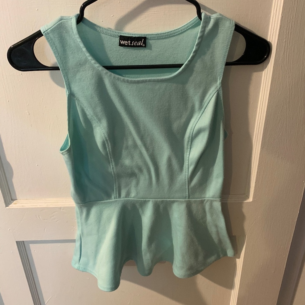Wet Seal Peplum Tank Top